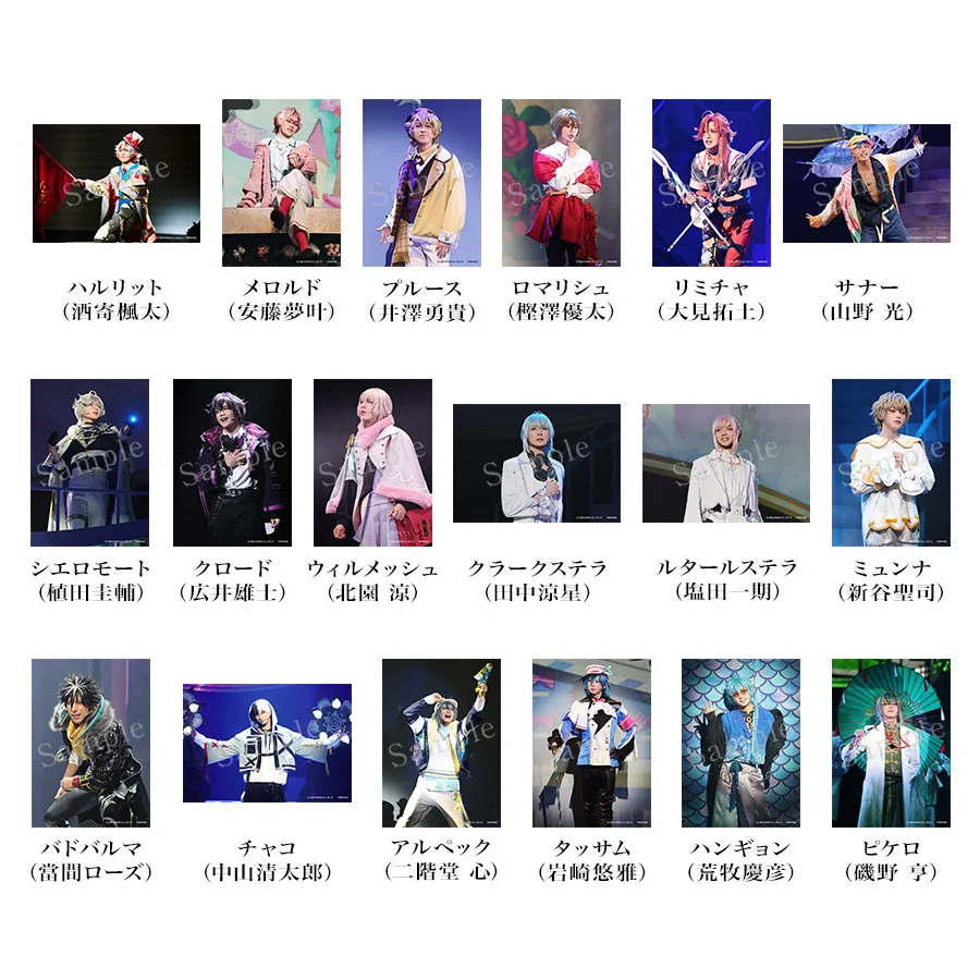 ランダムブロマイドステージショット